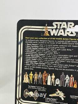 Vintage Original Star Wars R2D2 12 Back Kenner 1977 open bubble Superb Figure