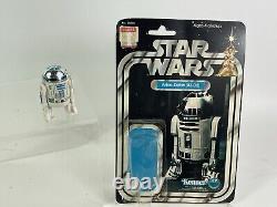 Vintage Original Star Wars R2D2 12 Back Kenner 1977 open bubble Superb Figure