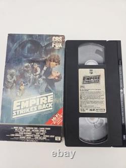 Vintage Original Star Wars Trilogy CBS FOX Video VHS Tapes UNTESTED RED LABEL