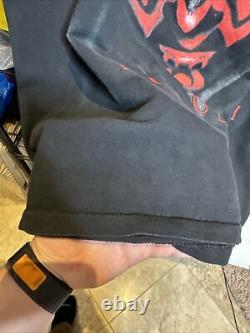 Vintage RARE 90s Star Wars Episode 1 Death Maul Face Tee Size Xl