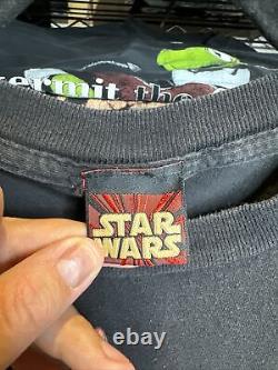 Vintage RARE 90s Star Wars Episode 1 Death Maul Face Tee Size Xl