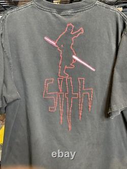 Vintage RARE 90s Star Wars Episode 1 Death Maul Face Tee Size Xl