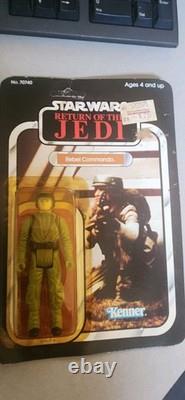 Vintage ROTJ Star Wars Kenner Rebel Commando Action Figure 65