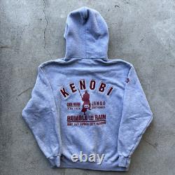 Vintage Rumble In The Rain Star Wars Obi Wan Kenovia Vs Jango Fett Hoodie