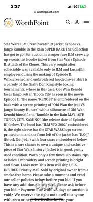 Vintage Rumble In The Rain Star Wars Obi Wan Kenovia Vs Jango Fett Hoodie