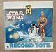 Vintage STAR WARS 1982 Record Tote & Records Lot Ewoks Droid World Star Wars