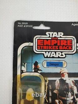 Vintage STAR WARS Empire Strikes Back DENGAR MOC 1980 NEW Bounty Hunter