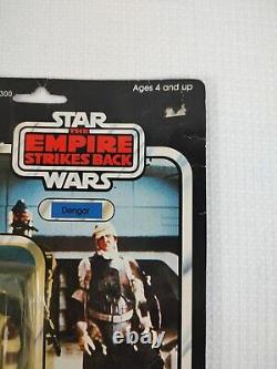 Vintage STAR WARS Empire Strikes Back DENGAR MOC 1980 NEW Bounty Hunter