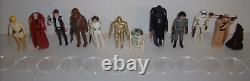 Vintage STAR WARS FIRST 12 KENNER FIGURE COMPLETE SET LUKE LEIA HAN VADER 1977