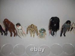 Vintage STAR WARS FIRST 12 KENNER FIGURE COMPLETE SET LUKE LEIA HAN VADER 1977