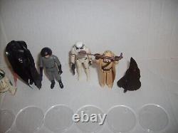 Vintage STAR WARS FIRST 12 KENNER FIGURE COMPLETE SET LUKE LEIA HAN VADER 1977