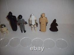 Vintage STAR WARS FIRST 12 KENNER FIGURE COMPLETE SET LUKE LEIA HAN VADER 1977