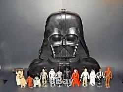 Vintage STAR WARS Original 12 Figures with Darth Vader Collector Case
