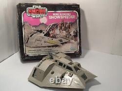 Vintage STAR WARS REBEL ARMORED SNOWSPEEDER PINK BOX Incomplete WORKING