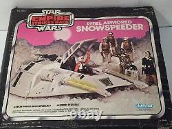 Vintage STAR WARS REBEL ARMORED SNOWSPEEDER PINK BOX Incomplete WORKING