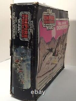 Vintage STAR WARS REBEL ARMORED SNOWSPEEDER PINK BOX Incomplete WORKING