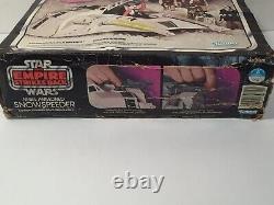 Vintage STAR WARS REBEL ARMORED SNOWSPEEDER PINK BOX Incomplete WORKING