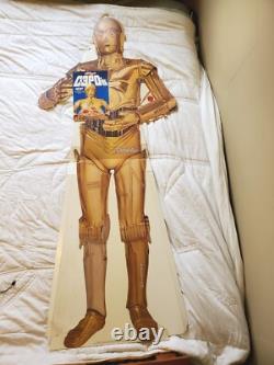 Vintage STAR WARS cereal standee C3PO See Threepio C3POs advertising droid
