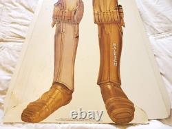 Vintage STAR WARS cereal standee C3PO See Threepio C3POs advertising droid