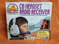Vintage Six Million Dollar Man CB RADIO HEADSET with box Kenner 1977 Star Wars