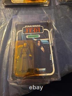 Vintage Star Return Of The Jedi The Emperor MOC 77 Card Back No. 71240 Unpunched