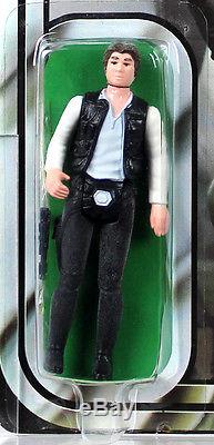 Vintage Star Wars 12 Back-B Han Solo Small Head Action Figure AFA 75 NO RESERVE