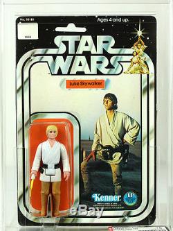 Vintage Star Wars 12 Back-C Luke Skywalker (Blonde Hair) AFA 75 NO RESERVE NR