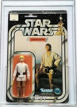 Vintage Star Wars 12 Back Luke Skywalker Farmboy Afa 80 (80/80/80)! Superb Moc