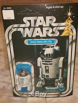 Vintage Star Wars 12 Back R2-D2 Figure MOC Unpunched Keener 1977