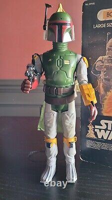 Vintage Star Wars 12 Boba Fett with Box and Most Accessories 1979