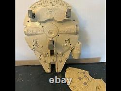 Vintage Star Wars 1975 Millenium falcon COMPLETE with Han-Solo and Chewbacca