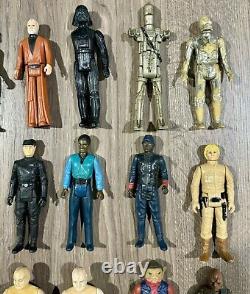 Vintage Star Wars 1977, 1980, 1983 Action Figures Lot of 18