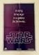Vintage Star Wars 1977 Folded 1-Sheet Teaser Style B 27 x 41 ORIGINAL