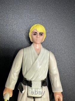 Vintage Star Wars 1977 Luke Skywalker TAIWAN Farmboy Original Kenner Near Mint