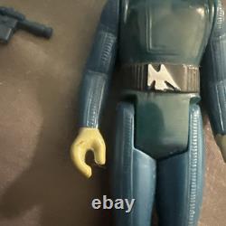 Vintage Star Wars 1978 Blue Snaggletooth No Toe Dent Variation