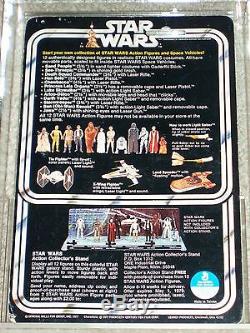 Vintage Star Wars 1978 KENNER AFA 75 CHEWBACCA ANH 12 Back-C MOC CLEAR BUBBLE