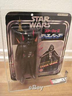 Vintage Star Wars 1978 Takara Japan 7 inch Darth Vader 4 back AFA graded 80 NM