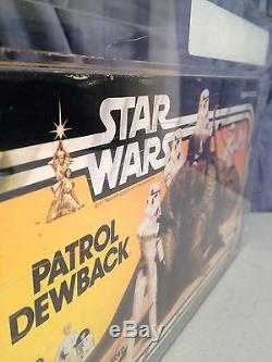 Vintage Star Wars 1979 Kenner AFA 75 EX/NM Patrol Dewback