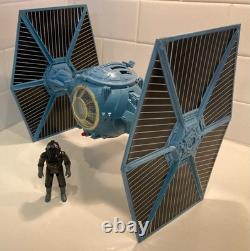 Vintage Star Wars 1983 Battle Damaged Tie Fighter complete working sound & light