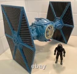 Vintage Star Wars 1983 Battle Damaged Tie Fighter complete working sound & light