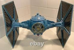 Vintage Star Wars 1983 Battle Damaged Tie Fighter complete working sound & light