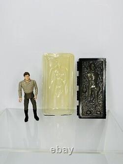 Vintage Star Wars 1984 Last 17 POTF Han Solo in Carbonite Block! Great! Kenner