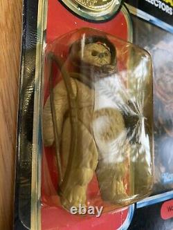 Vintage Star Wars 1984 POTF Ewok Warok Figure with coin SEALED Unpunched