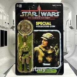 Vintage Star Wars 1984 POTF LEIA 92 Back Figure Sealed With Collector Coin