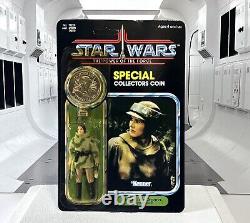 Vintage Star Wars 1984 POTF LEIA 92 Back Figure Sealed With Collector Coin