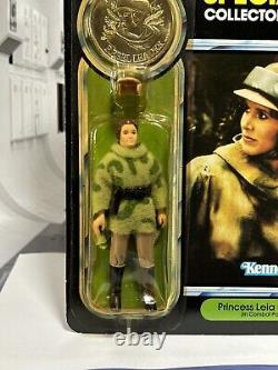 Vintage Star Wars 1984 POTF LEIA 92 Back Figure Sealed With Collector Coin