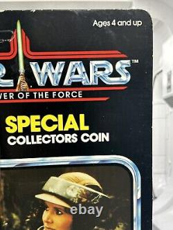 Vintage Star Wars 1984 POTF LEIA 92 Back Figure Sealed With Collector Coin