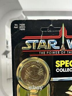 Vintage Star Wars 1984 POTF LEIA 92 Back Figure Sealed With Collector Coin