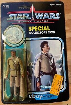 Vintage Star Wars 1984 POTF Lando Calrissian PUNCH ATTACHED