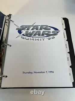 Vintage Star Wars 1996 summit Licensee Swag Bag Rare HTF S&R